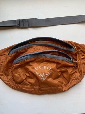 OSPREY Rust Orange and Gray Waist Pack